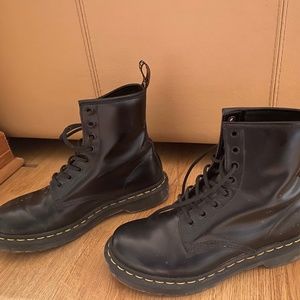 Dr.Martens black leather boots